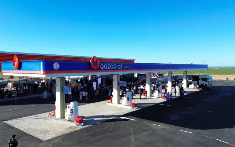 Крупнейшая АЗС Qazaq Oil по франшизе открылась в Туркестанской области