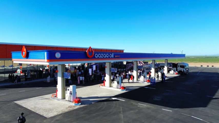 Крупнейшая АЗС Qazaq Oil по франшизе открылась в Туркестанской области